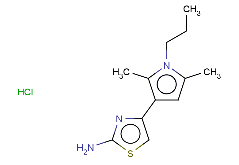 4-(2,5-dimethyl-1-propyl-1H-pyrrol-3-yl)-1,3-thiazol-2-amine hydrochloride