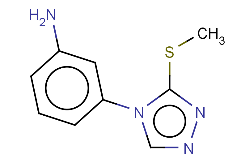 3-[3-(methylsulfanyl)-4H-1,2,4-triazol-4-yl]aniline