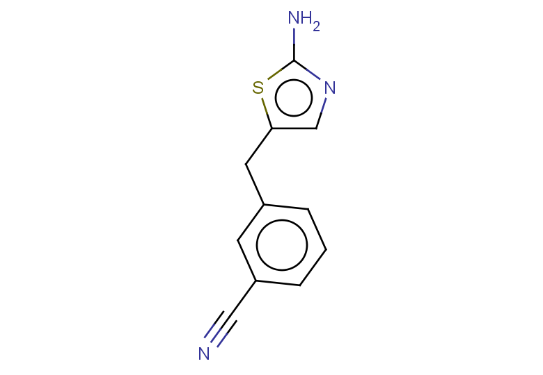 3-[(2-amino-1,3-thiazol-5-yl)methyl]benzonitrile
