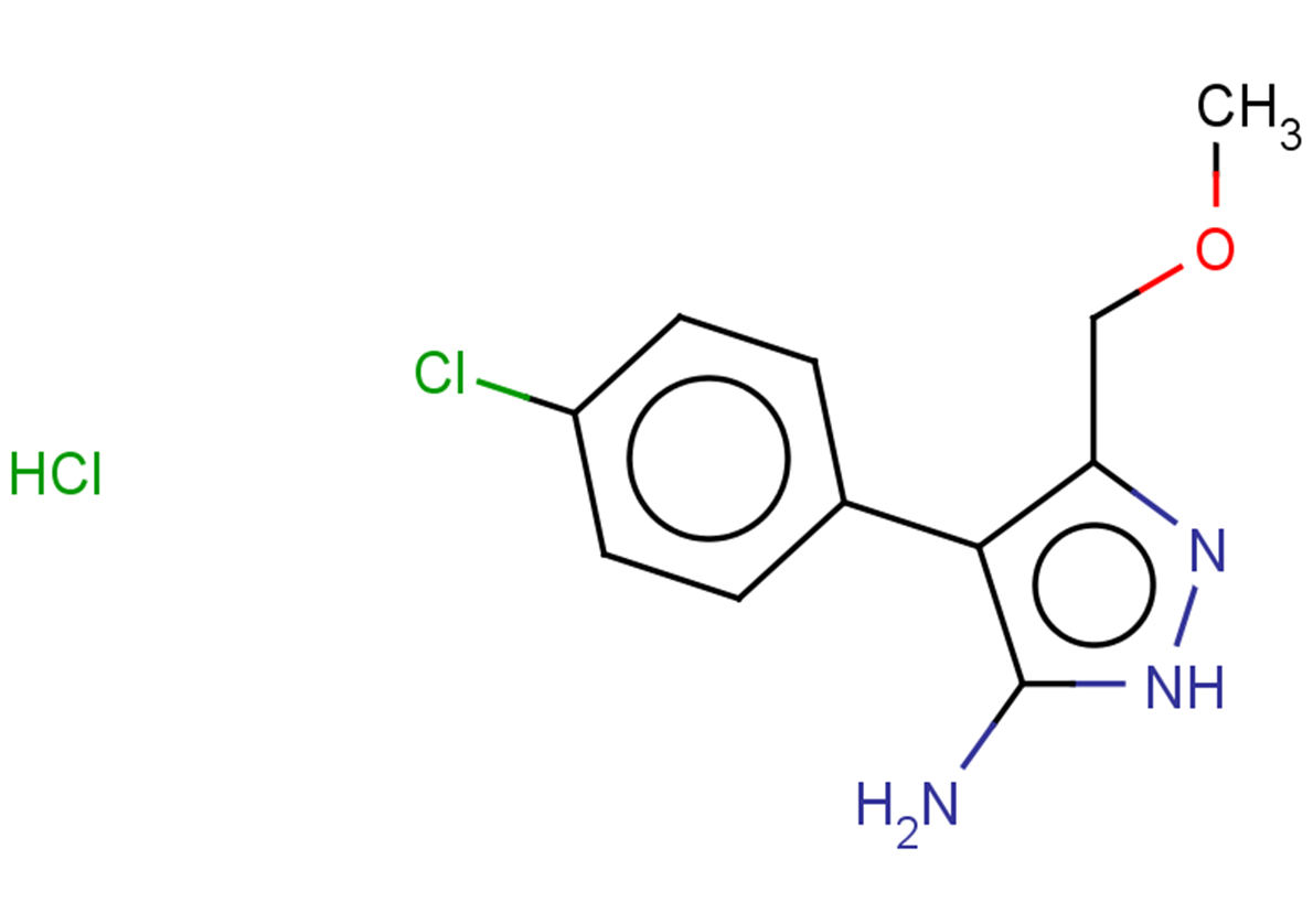 4-(4-chlorophenyl)-3-(methoxymethyl)-1H-pyrazol-5-amine hydrochloride