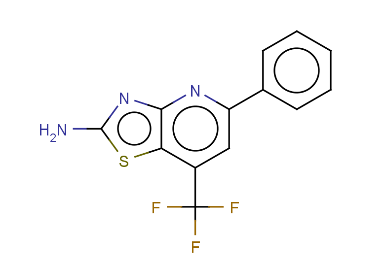 5-phenyl-7-(trifluoromethyl)-[1,3]thiazolo[4,5-b]pyridin-2-amine