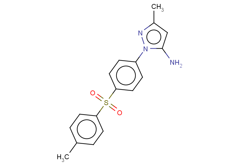 3-methyl-1-[4-(4-methylbenzenesulfonyl)phenyl]-1H-pyrazol-5-amine