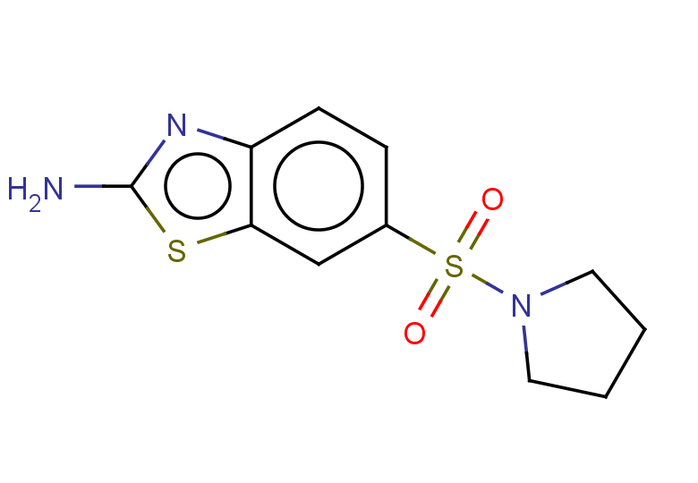 6-(pyrrolidine-1-sulfonyl)-1,3-benzothiazol-2-amine