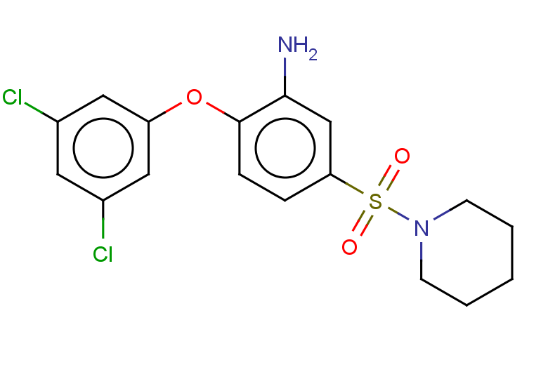 2-(3,5-dichlorophenoxy)-5-(piperidine-1-sulfonyl)aniline