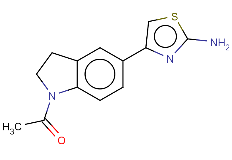 1-[5-(2-amino-1,3-thiazol-4-yl)-2,3-dihydro-1H-indol-1-yl]ethan-1-one