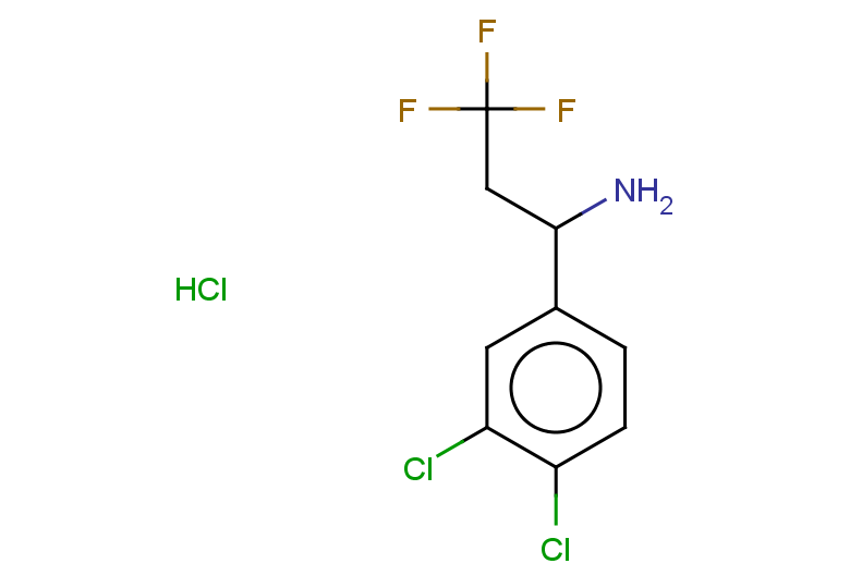 1-(3,4-dichlorophenyl)-3,3,3-trifluoropropan-1-amine hydrochloride