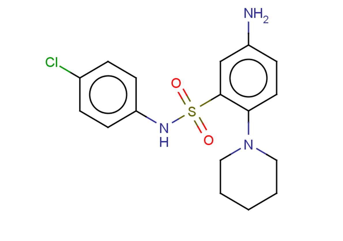 5-amino-N-(4-chlorophenyl)-2-(piperidin-1-yl)benzene-1-sulfonamide