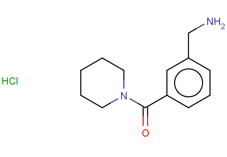 [3-(piperidine-1-carbonyl)phenyl]methanamine hydrochloride