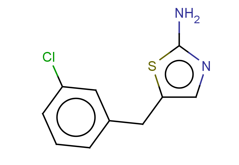 5-[(3-chlorophenyl)methyl]-1,3-thiazol-2-amine