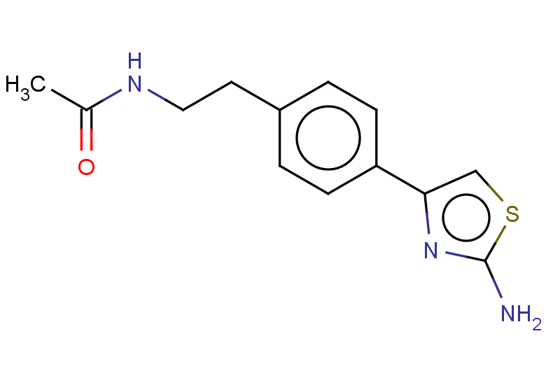 N-{2-[4-(2-amino-1,3-thiazol-4-yl)phenyl]ethyl}acetamide