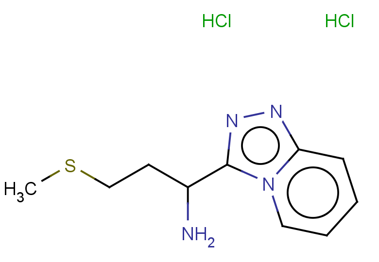 3-(methylsulfanyl)-1-{[1,2,4]triazolo[4,3-a]pyridin-3-yl}propan-1-amine dihydrochloride