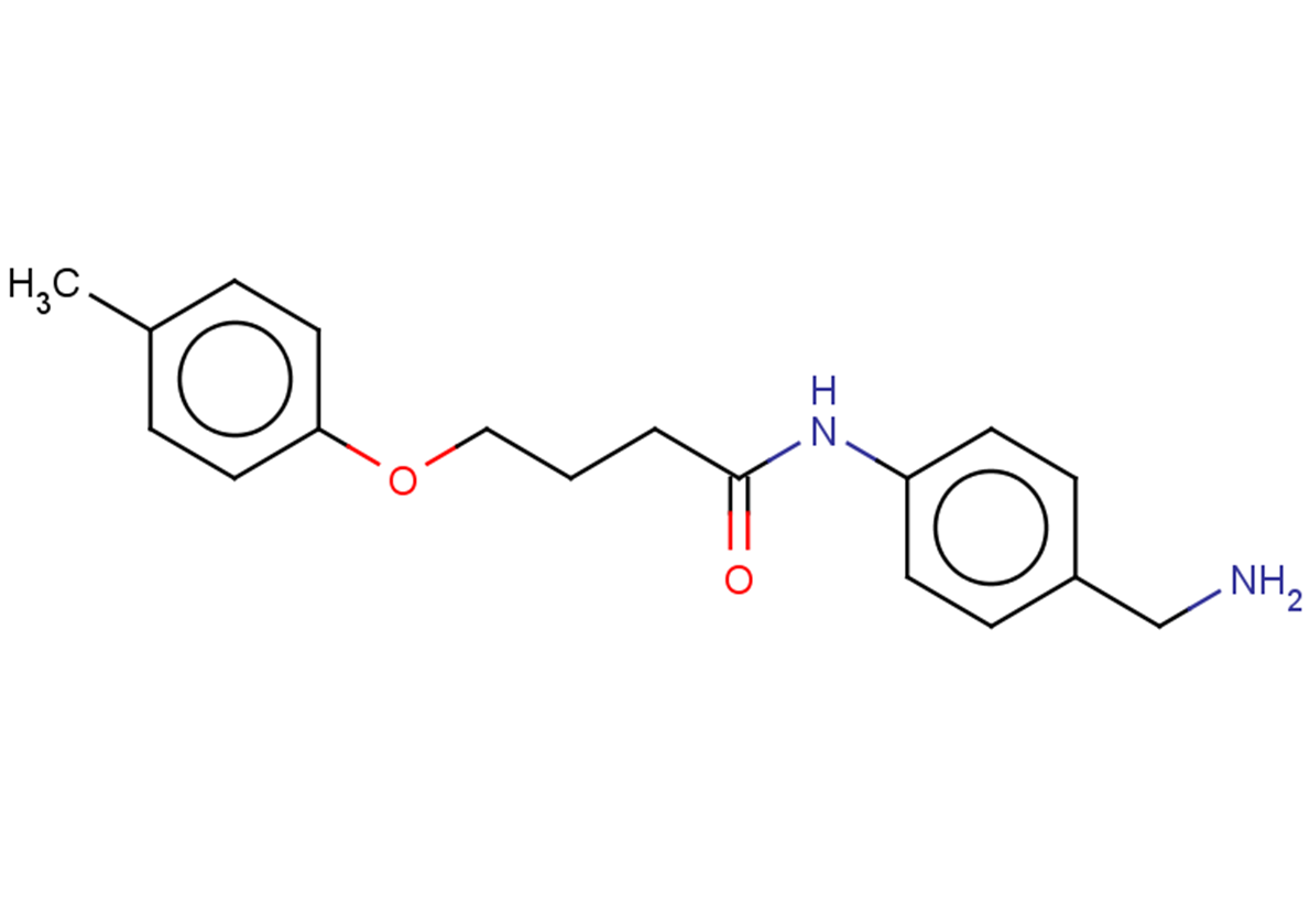 N-[4-(aminomethyl)phenyl]-4-(4-methylphenoxy)butanamide
