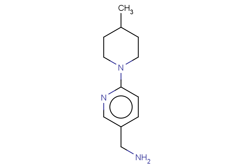 [6-(4-methylpiperidin-1-yl)pyridin-3-yl]methanamine