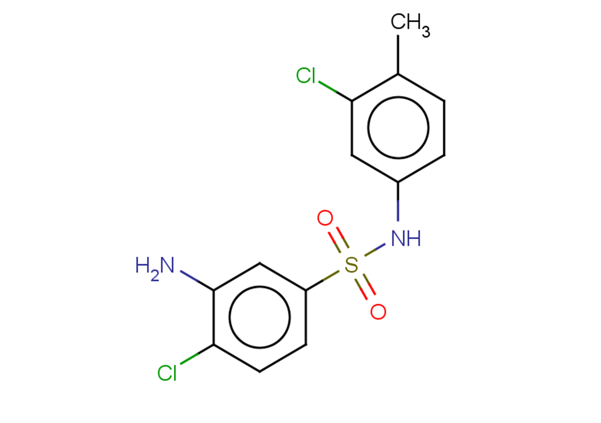 3-amino-4-chloro-N-(3-chloro-4-methylphenyl)benzene-1-sulfonamide