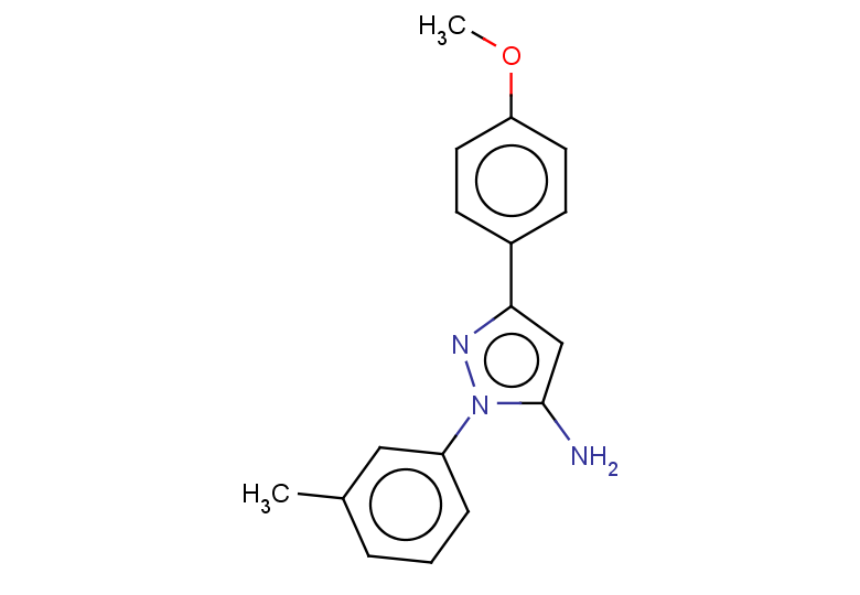 3-(4-methoxyphenyl)-1-(3-methylphenyl)-1H-pyrazol-5-amine