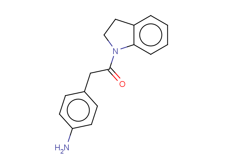 2-(4-aminophenyl)-1-(2,3-dihydro-1H-indol-1-yl)ethan-1-one