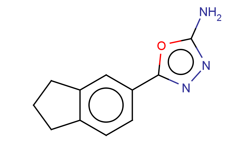5-(2,3-dihydro-1H-inden-5-yl)-1,3,4-oxadiazol-2-amine