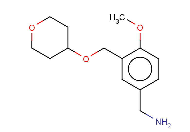 1-{4-methoxy-3-[(oxan-4-yloxy)methyl]phenyl}methanamine