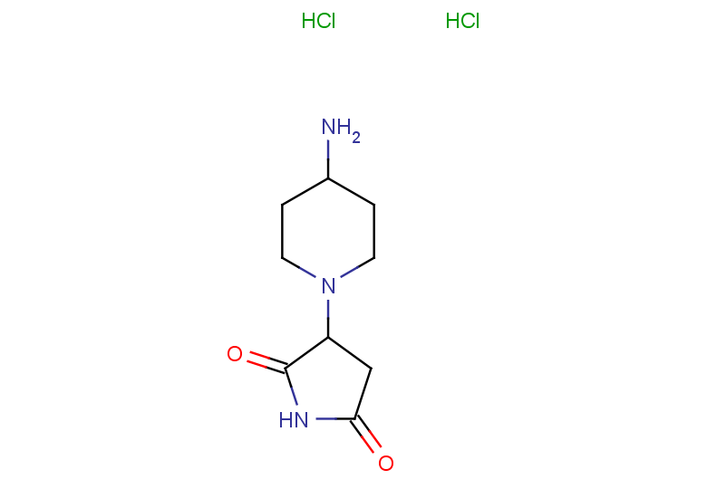 3-(4-aminopiperidin-1-yl)pyrrolidine-2,5-dione dihydrochloride