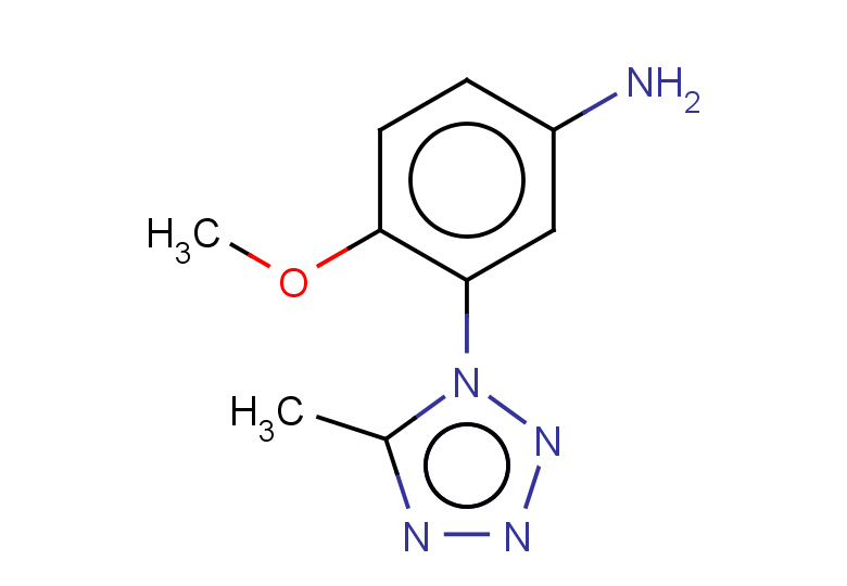 4-methoxy-3-(5-methyl-1H-1,2,3,4-tetrazol-1-yl)aniline