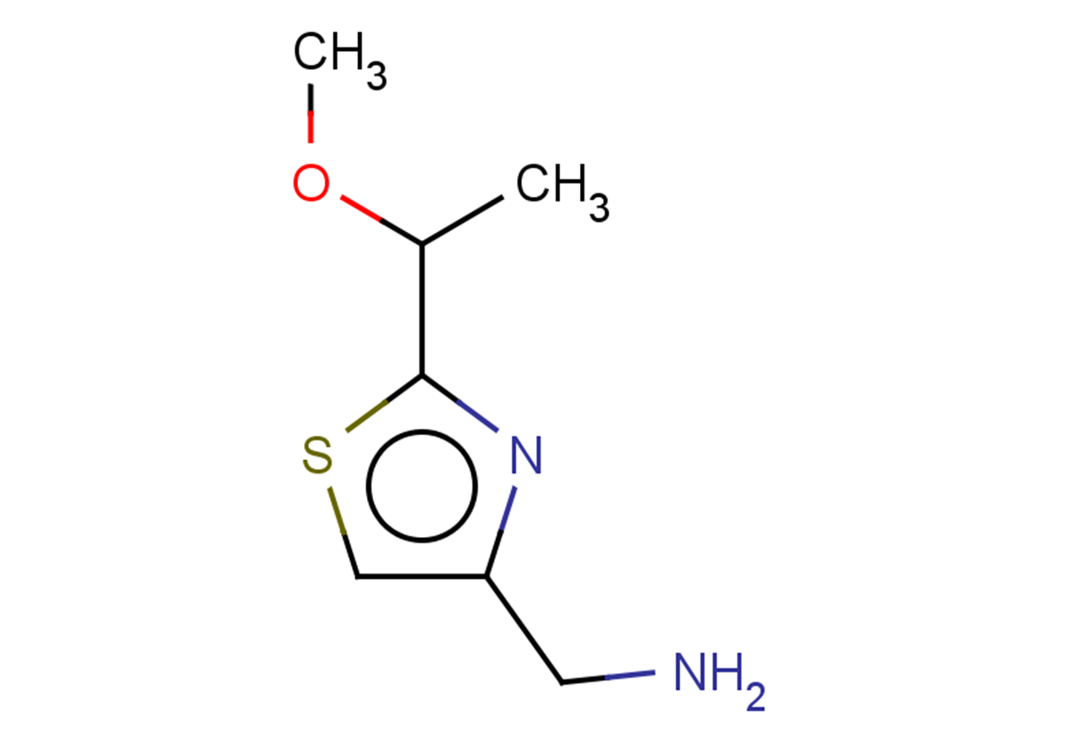 [2-(1-methoxyethyl)-1,3-thiazol-4-yl]methanamine