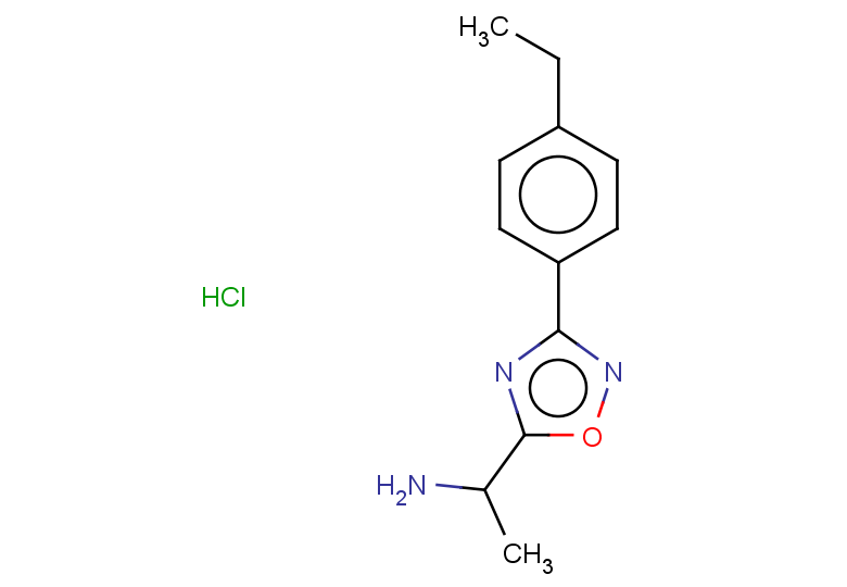 1-[3-(4-ethylphenyl)-1,2,4-oxadiazol-5-yl]ethan-1-amine hydrochloride