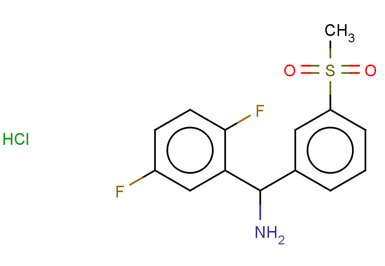 (2,5-difluorophenyl)(3-methanesulfonylphenyl)methanamine hydrochloride