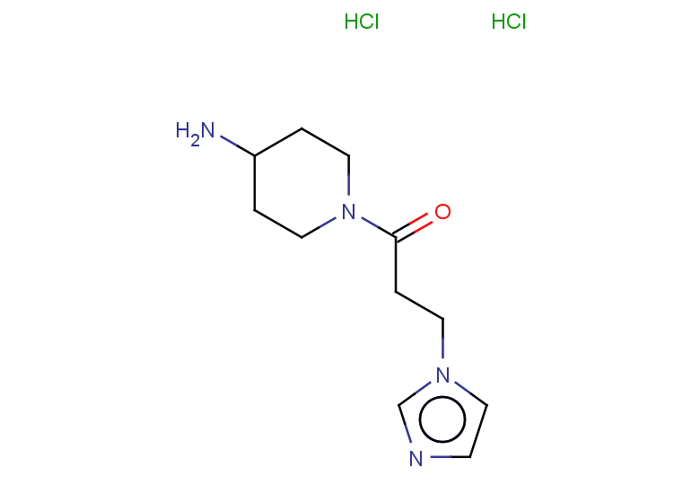 1-(4-aminopiperidin-1-yl)-3-(1H-imidazol-1-yl)propan-1-one dihydrochloride
