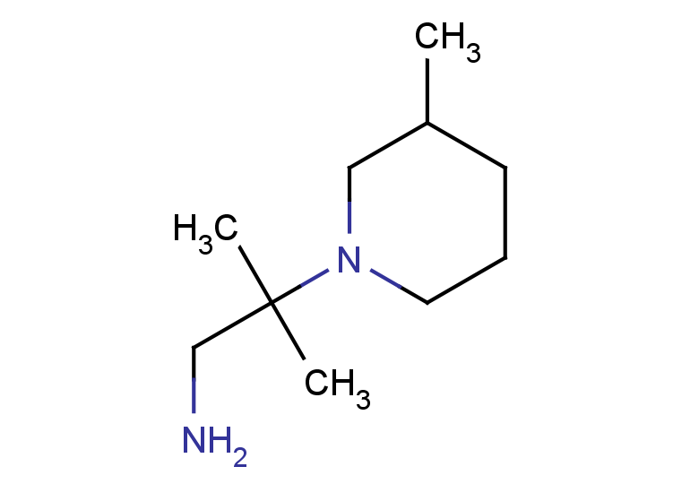 2-methyl-2-(3-methylpiperidin-1-yl)propan-1-amine