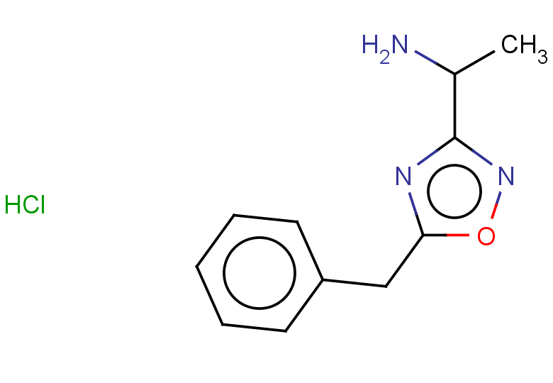1-(5-benzyl-1,2,4-oxadiazol-3-yl)ethan-1-amine hydrochloride