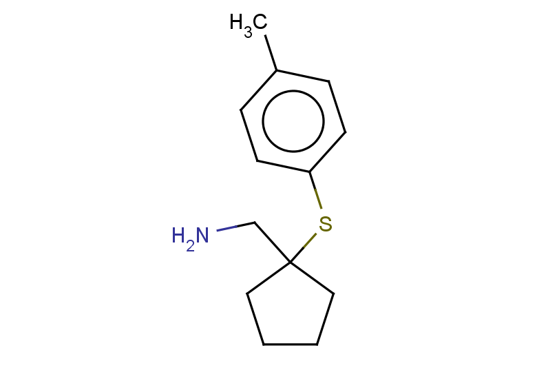 {1-[(4-methylphenyl)sulfanyl]cyclopentyl}methanamine