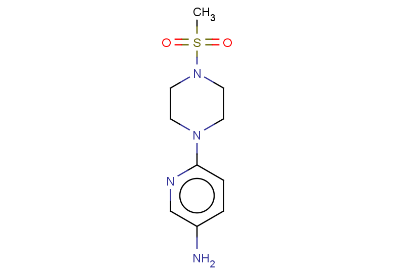 6-(4-methanesulfonylpiperazin-1-yl)pyridin-3-amine