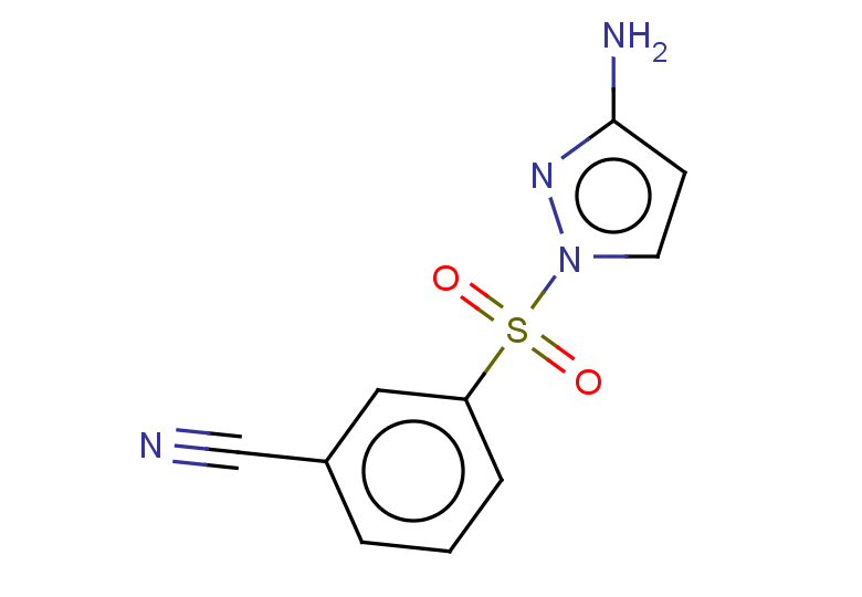 3-[(3-amino-1H-pyrazol-1-yl)sulfonyl]benzonitrile