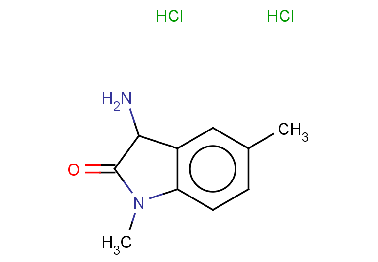 3-amino-1,5-dimethyl-2,3-dihydro-1H-indol-2-one dihydrochloride