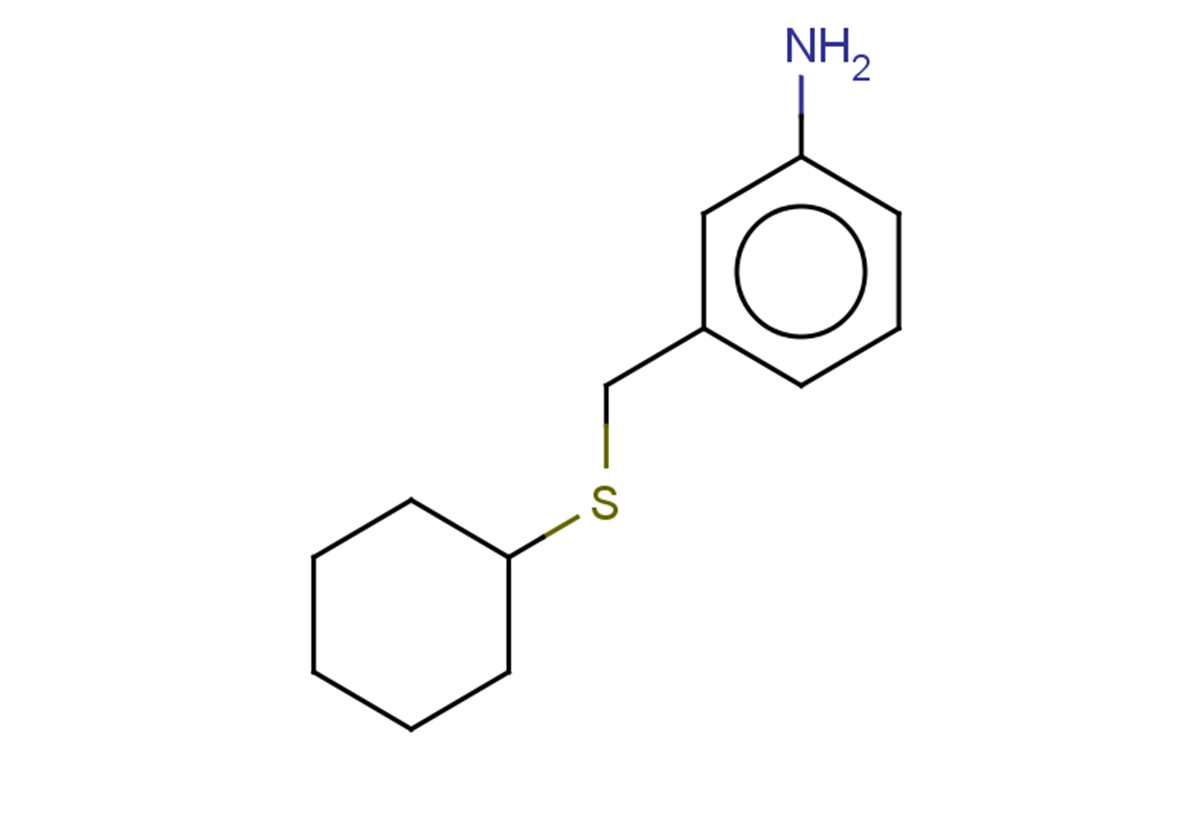 3-[(cyclohexylsulfanyl)methyl]aniline