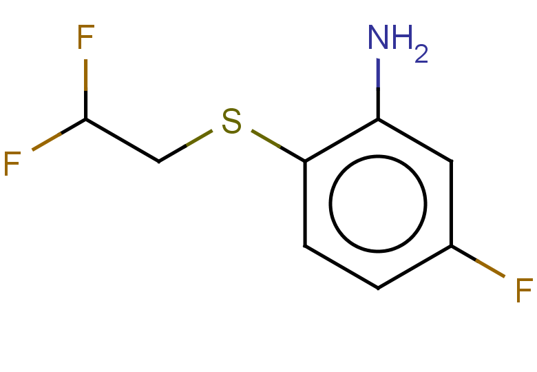 2-[(2,2-difluoroethyl)sulfanyl]-5-fluoroaniline