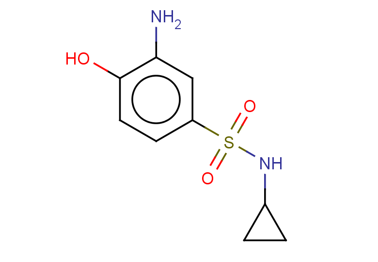 3-amino-N-cyclopropyl-4-hydroxybenzene-1-sulfonamide