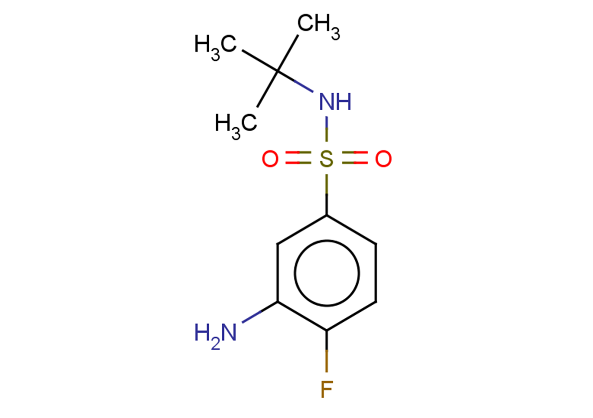 3-amino-N-tert-butyl-4-fluorobenzene-1-sulfonamide