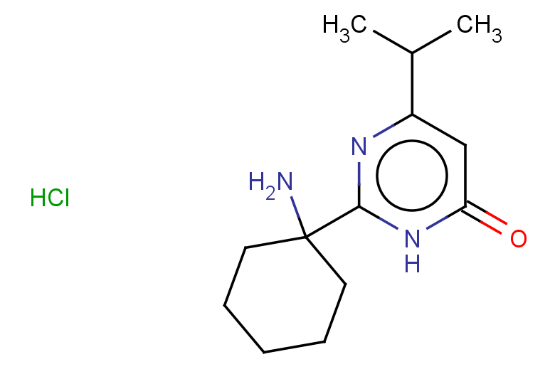 2-(1-aminocyclohexyl)-6-(propan-2-yl)-3,4-dihydropyrimidin-4-one hydrochloride