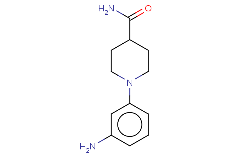 1-(3-aminophenyl)piperidine-4-carboxamide