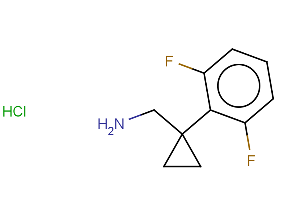 1-[1-(2,6-difluorophenyl)cyclopropyl]methanamine hydrochloride
