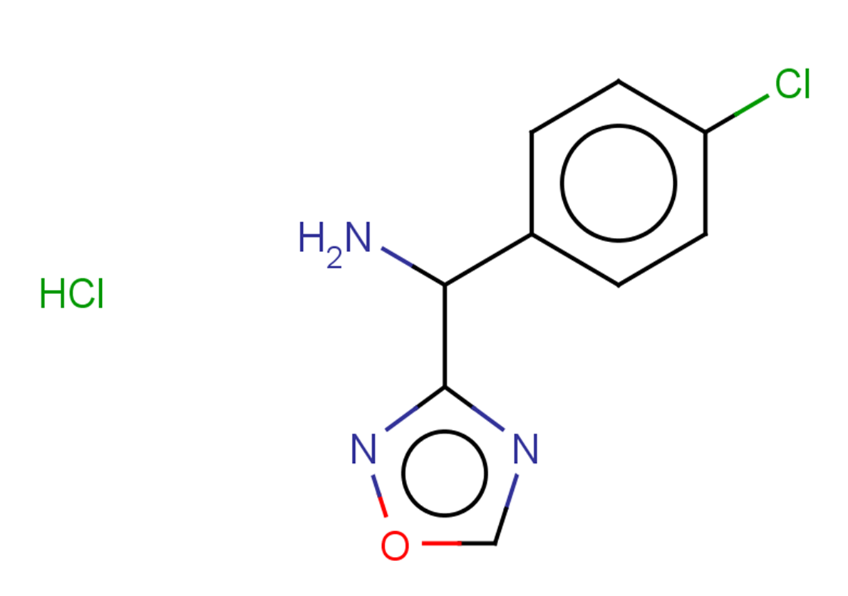 (4-chlorophenyl)(1,2,4-oxadiazol-3-yl)methanamine hydrochloride