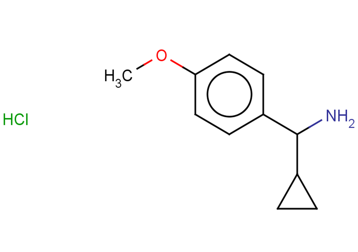 1-cyclopropyl-1-(4-methoxyphenyl)methanamine hydrochloride