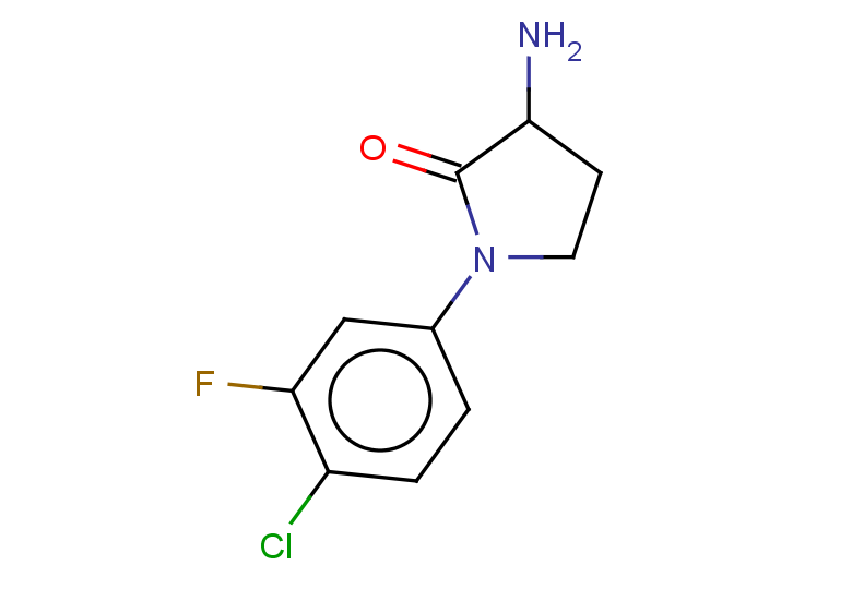 3-amino-1-(4-chloro-3-fluorophenyl)pyrrolidin-2-one