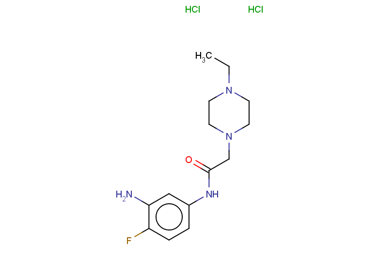 N-(3-amino-4-fluorophenyl)-2-(4-ethylpiperazin-1-yl)acetamide dihydrochloride
