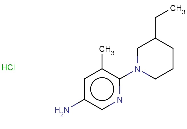 6-(3-ethylpiperidin-1-yl)-5-methylpyridin-3-amine hydrochloride