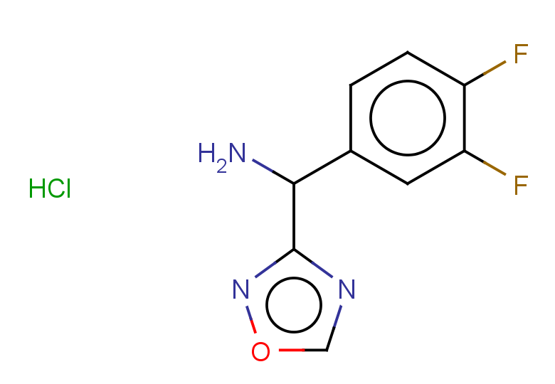 (3,4-difluorophenyl)(1,2,4-oxadiazol-3-yl)methanamine hydrochloride