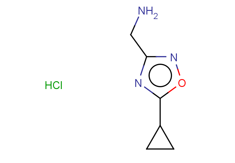 (5-cyclopropyl-1,2,4-oxadiazol-3-yl)methanamine hydrochloride