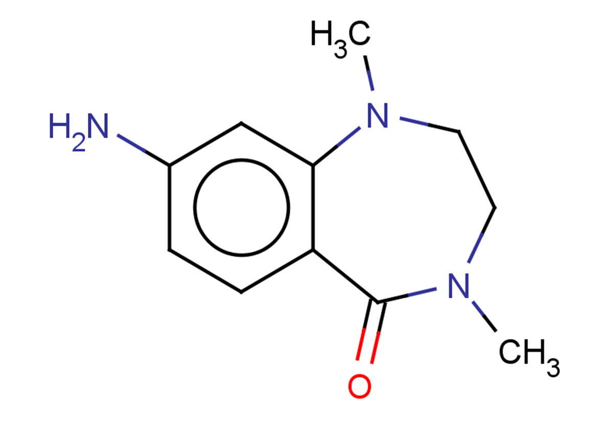 8-amino-1,4-dimethyl-2,3,4,5-tetrahydro-1H-1,4-benzodiazepin-5-one
