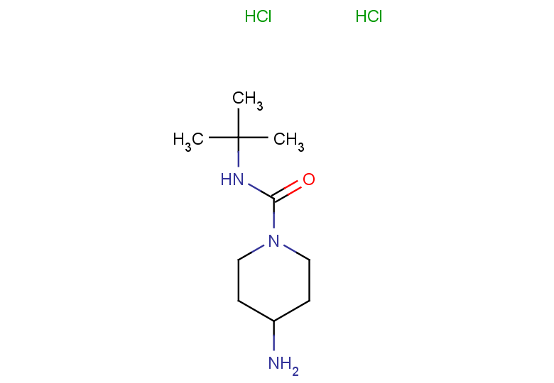 4-amino-N-tert-butylpiperidine-1-carboxamide dihydrochloride